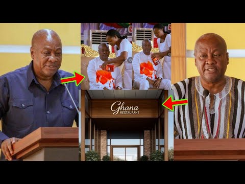 Read more about the article Their Service Is Very Bad! See How A Whole President Mahama Is Complaining About Ghana Restaurants