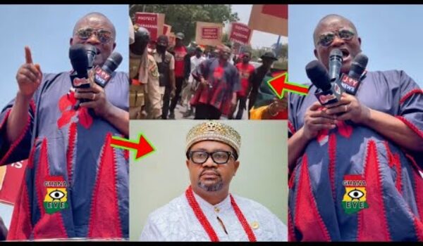 Fresh Demonstration Against The Igbo King; He Want To Forcefully Celebrate His Yam Festival In Ghana