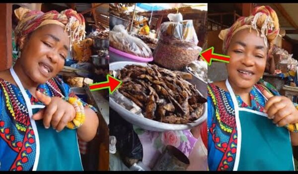 Nyame bɛyɛ, Christiana Awuni Quits Acting And Starts Selling In The Market, Watch Her Video