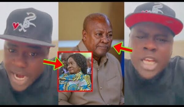 W!cked Man; See What This Young man Is Boldly Asking Prez Mahama About VP Prof Naana Jane