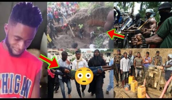 Chaøs At Galamsey Site In The Bono Region, One Person K!lled As Police Steps In