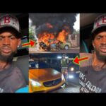 See What Has Happened To Black Sherif’s Car, The Singer Is Going Through A lot