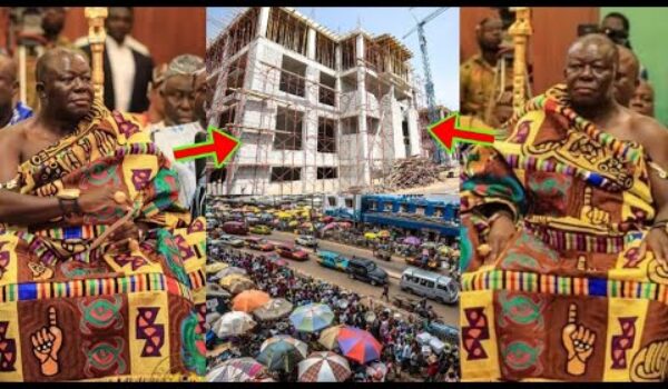 Good News: Check The Big Project Otumfuo Asantehene Is Building In Kumasi Adum