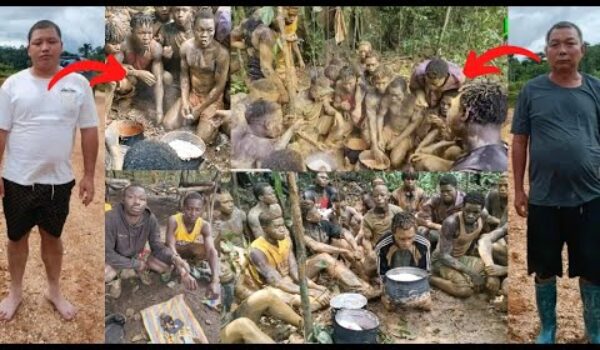 Galamsey: See Hw The Taskforce Treated The Ghanaians & How They Treated The Chinese Men After Arrest