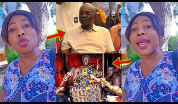 Ah! See how this woman is iñsúlting Kennedy Agyapong, reveals nonsense Ken said abt Otumfuo