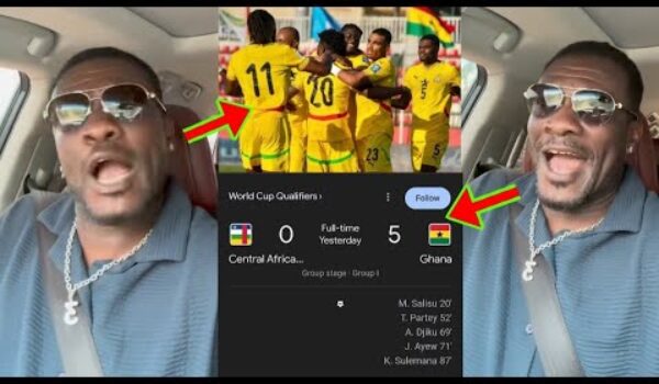 See How Asamoah Gyan And Others Have Reacted To Ghana’s Victory Against Central African Republic