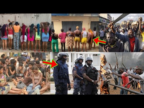 Read more about the article Techiman: See How Techiman Boys Are Fighting Ghana Police For Trying To Arrest The Ashawo Girls