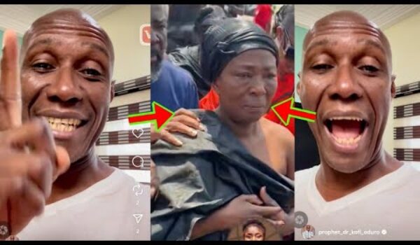 Shut Up, Lumba Ghost Will K!ll You, Akosua Serwaa Is In Trouble. As Prophet Kofi Oduro Boldly Speak
