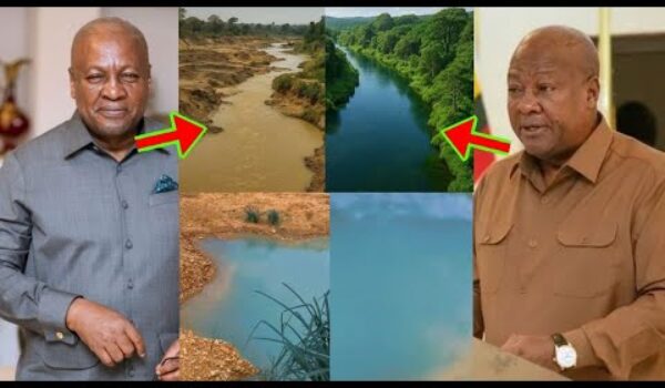 Less Than One Year In Government, See How Ghana Rivers Are Getting Clean Under Prez Mahama