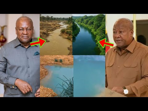 Read more about the article Less Than One Year In Government, See How Ghana Rivers Are Getting Clean Under Prez Mahama