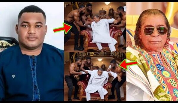This Video Will Sh0ck u, How Kantanka Junior Be@ts His Fada Apostle Kwadwo Safo With Gang B4 He Died