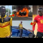 Awww, Bad News Hit Ghana’s Goalkeeper, Benjamin Asare. As Car Completely Burnt