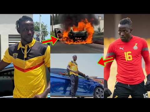 Read more about the article Awww, Bad News Hit Ghana’s Goalkeeper, Benjamin Asare. As Car Completely Burnt