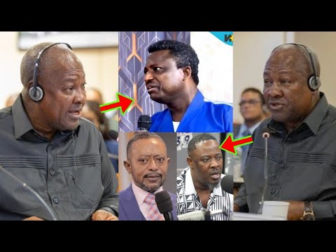 Read more about the article No Fake Pastor Will Get Anything! See How Prez Mahama Has Ignored Opambour, Nigel Gaisie & O. Bempah
