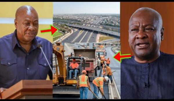 Check What Prz Mahama Is Doing On The Secondi-Takodadi-Cape Coast Road