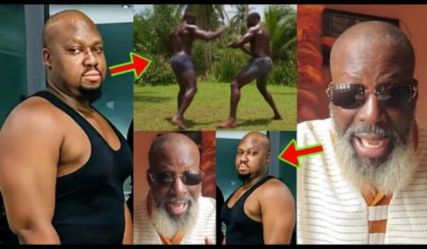 Ay3 Bl00dy: Kumchacha vs Abusua One God, Watch How Kumchacha Dirty Abusua One God In Public