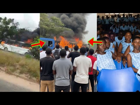 Read more about the article Sad News In Ghana: School Bus Carrying 83 Students And Five Teachers Burnt Beyond Recognition
