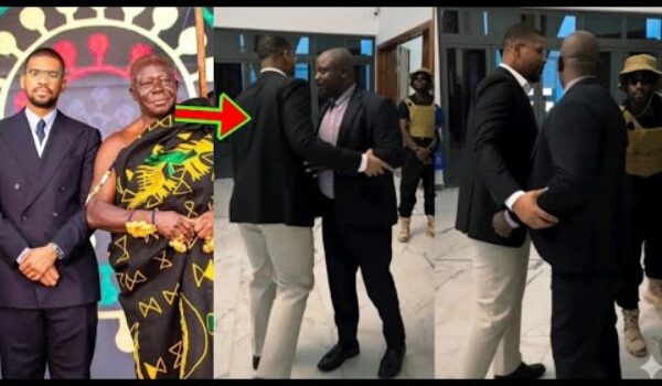 Security Officer Stops Otumfuo’s Son For A Search At Public Event. Check His Reaction & Response