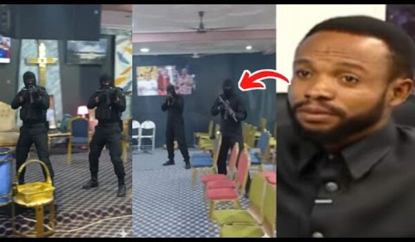 CCTV Footage Of Alleged Contract K!llers At Popular Prophet’s Church To F!nish Him,See What Happened
