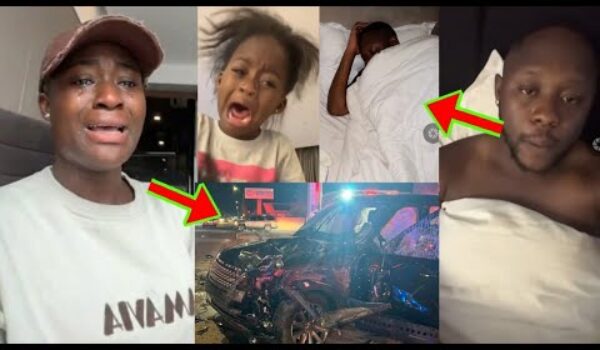 Popular Ghanaian Rapper Involved In A Sev£re Accid£nt In His Range Rover