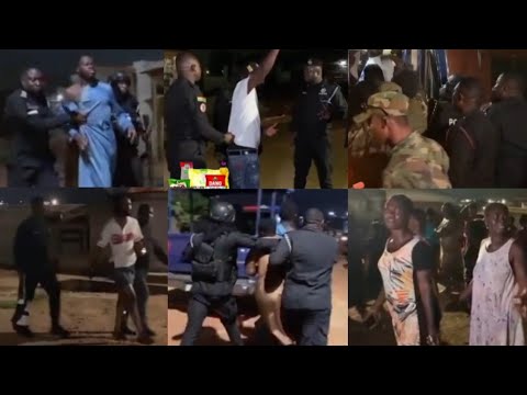 Read more about the article Over 300 Residents Arrested in Joint Military-Police Raid at Obuasi Dadwen In The Ashanti Region