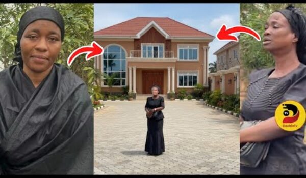 Check The Heavy House Odo Broni Has Given To Faustina Fosu, Lumba’s Little Sis In Accra