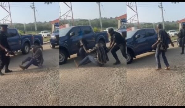 Video Of Kwahu Hene Sitting On The Floor Crying Like A Baby As He Faced Ejection From His Palace