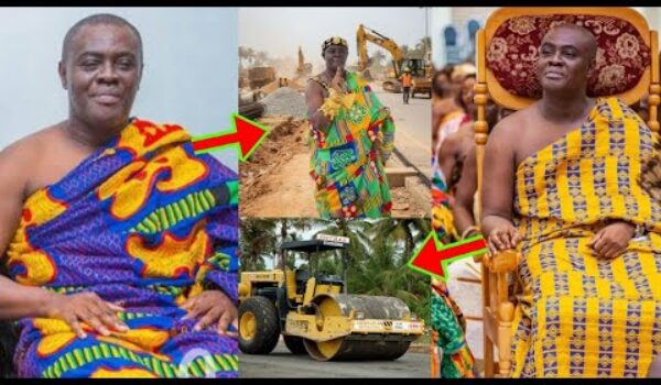 Dormahene Reportedly Bought Three Heavy Road Construction Machines To Enhance Dormaa Roads Himself