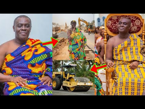 Read more about the article Dormahene Reportedly Bought Three Heavy Road Construction Machines To Enhance Dormaa Roads Himself