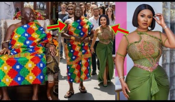 This Is Beautiful; Watch What Mcbrown And Otumfuo Are Doing Outside Ghana