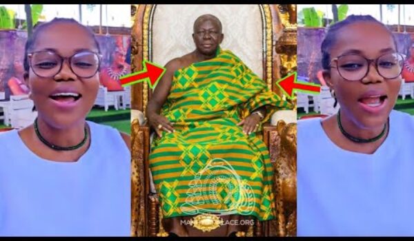 Mzbel Laughing At Otumfuo Asantehene; See Why