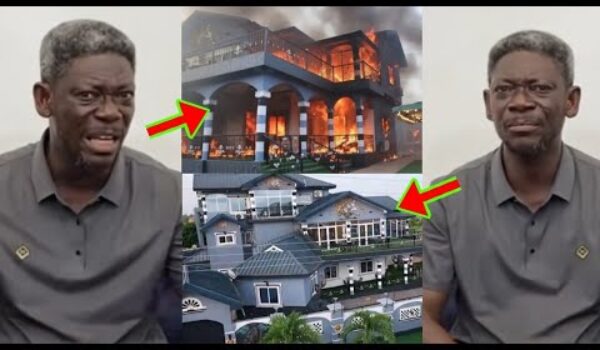 Obr3guo, Fire In The Mansion, Bad News Hits Agya Koo Concerning His Heavy Mansion
