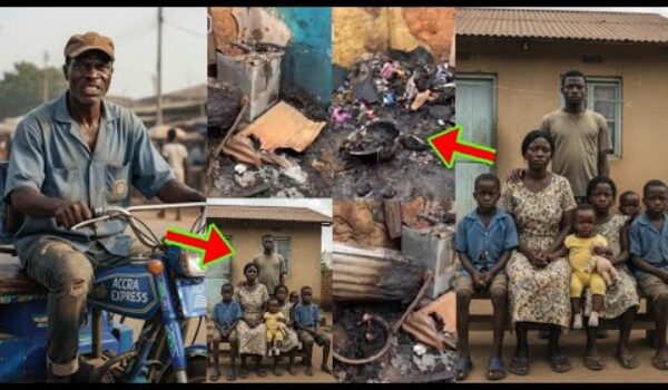 Sad News At Dunkwa: A Tricycle Rider Has K!lled His Wife And Six Children By Setting Them Abl@ze