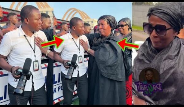 Lumba’s Wife Akosua Serwaa Snubbed & Disgraces A Journalist Who Approaches Her For Information