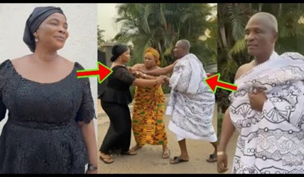 Abusuapanin Tupac’s UK Wife Att@cked After Arriving in Ghana for Lumba’s Funeral