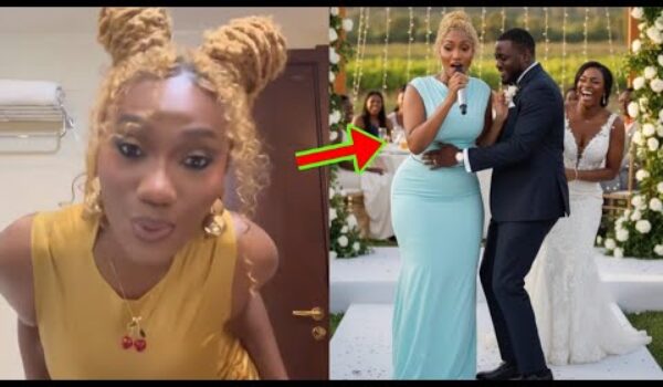 Wendy Shay Shames And Warns A Groom After He Tries To Grind Her While Singing