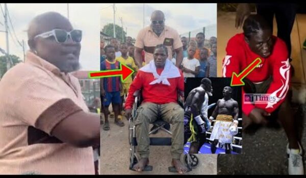 He Can’t Walk Well, Boxer World Wide Is In Bad Condition After His Boxing Match, Bukom Banku Reacts