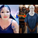 Agradaa Appears in Court Today in Face Mask, Looking Slimmer and Darker, Watch Sh0cking Video Of Her