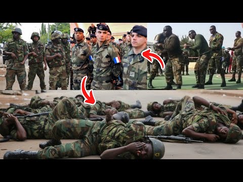Read more about the article Watch How French Soldiers Easily Beat Ghanaian Soldiers During Physical Training