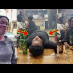Shameful Video Of Daddy Lumba’s Sister Totally Drunk At A Drinking Spot