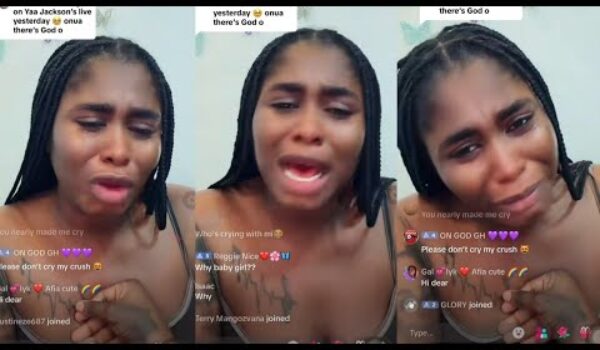 All Of A Sudden, See What Happens To Actress Yaa Jackson As She Breaks Down In Tears