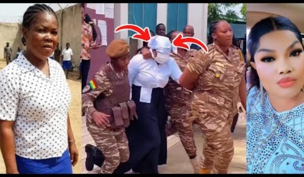 Not Agradaa? She Wasn’t The One They Sent To Court That’s Why They Covered Her Face,Ghanaians Reacts