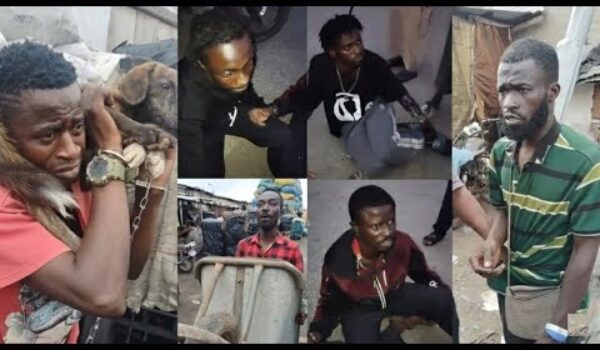 Thieves Caught in the Act at Different Locations in Ghana
