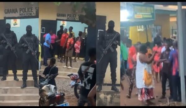 Arm£d R0bbers Attąck Nkaseim Police Station, L00t Shops And Bank,Seize Gųns,Freed Suspect In Custody