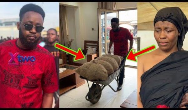 Odo Broni’s Twin Brother Caught Pushing Something Wrapped in a Blanket from Lumba’s House