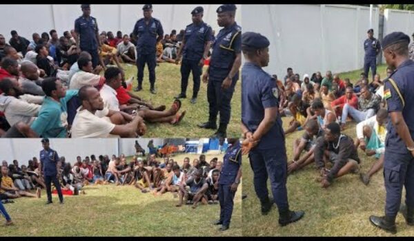 Ghana Police Arrested Over 140 Nigerians In Accra Who Are Doing Criminal Activities