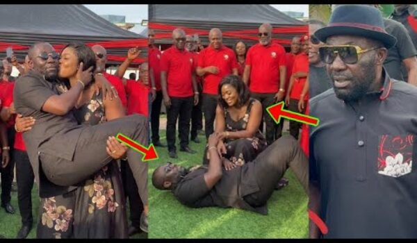 Dr Kwame Despite Totally Confused As A Lady Did This To Him Unaware At A Party,Video Stirs Reactions