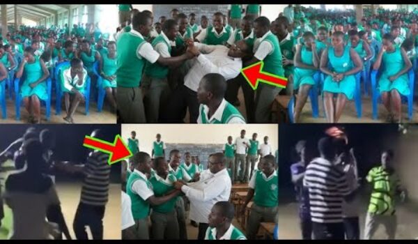 Watch How Kade SHS Students Sev£rely Be@ts Their Teacher For Trying To Discipline Them