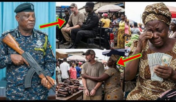Obroni Man Scams Ghanaian Meat Seller With Fake Dollars After Buying Meats From Her
