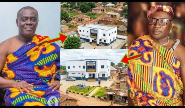 Check Heavy Police Station This Chief Has Solely Built In A Village In The Bono Region